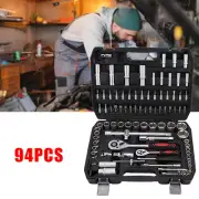 94PCS Mechanics Tools Set Car Repair Tool Kit Set Box for Home Socket Wrench Set