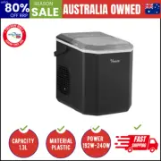 Portable Ice Maker Machine Ice Cube Tray With Handle 12kg Bar Home Black
