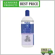 Fido's White And Bright Shampoo 1 Litres For Fur Cleansing Dogs and Cats
