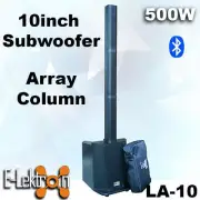 E-Lektron Bluetooth Active PA Amplifier Subwoofer Speaker & Array Column Speaker