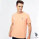 U.S. POLO ASSN. 舒活彈性T恤-橘色