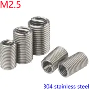 M2.5 x 0.45 Helicoil Thread Insert 304 Stainless Steel Thread Repair Wire Insert