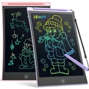 2 Pack LCD Writing Tablet 10" Doodle Board Drawing Tablet for Kits Toddlers