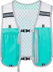 Hydration Vest for Running Women - Running Water Backpack with Multiple Pockets - Lightweight Stable Bladder Phone Bag Chest Pack Gear for Women Hiking Marathons Race Cycling Camping