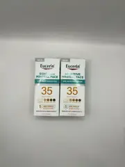 Eucerin x2 Sensitive Mineral Face SPF 35 TINTED Sunscreen for face 1.7oz 02/25