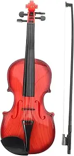 VICASKY Portable Kids Violin Toy Realistic Acoustic Violin Musical Instrument for Beginners Develop Music Talent