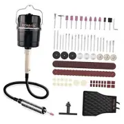 Flex Shaft Grinder Rotary Tool, Hanging Grinding Machine with 3-Jaw Chuck&
