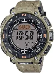 Casio Pro Trek Tough Solar Environmentally Friendly Bio-Based Resin Digital Watch