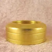 Solid Brass BURNER COLLAR for #2 & #2 Queen Anne old or new oil lamp
