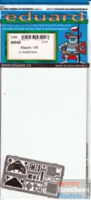 EDU49945 1:48 Eduard Color PE - Albacore Detail Set (TRP kit)