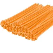 14 Inch Zip Ties Orange 1000 PCS 40 Lbs- Heavy Duty Tensile Strength Nylon PA...