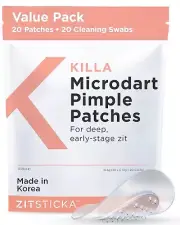 NEW! ZitSticka Killa Acne Patches for Face - 20 count