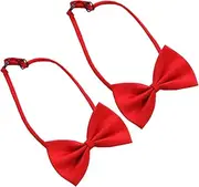 [Baluue] 2pcs Bow Ties for Men Elegant Polyester Costume Ties for Weddings Parties and Special Events Timeless Design for Bachelor Gowns Durable and Comfortable Accessory