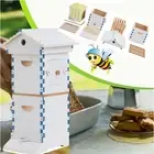 Wooden MINi Beehive House 10x Bee Frames Beekeeping Box Cedarwood Garden AU