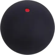 Anneome Universal Squash Indoor Bouncing Ball Small Squash Ball Racket Ball for Training Outdoor Squash Balls Single Dot Racket Balls Training Racket Balls Small Bouncy Balls Black Rubber