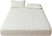 CVBFDB 1 Piece Bed Cover Fully Covered Sheet Cover Bed Cover Mattress Cover Protective Cover(180 * 220CM)