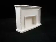 Fireplace - UMF14 polyresin dollhouse miniature 1/12 scale unfinished