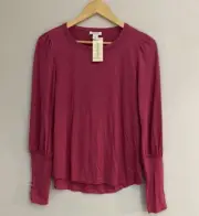 Sundance New! Womens Pink Top Size XS