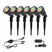 Brilliant Corymbia Smart WiFi DIY Colour LED Garden Light Kit - 6 Pack