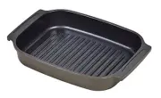 Parukinzoku handy grill plate Wave IH corresponding blue diamond-coated HB-2530