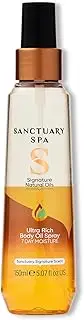 Sanctuary Spa Ultra Rich Body Oil Spray, Body Moisturiser, with Olive Oil and Gold of Pleasure Oil, Vegan and Cruelty Free, 150 ml