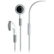 New For Apple iPhone 3 3GS 4 4S iPod WHITE Handsfree Headset w/ Mic MA814LL