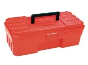 12-Inch ProBox Plastic Toolbox for Tools, Hobby or Craft Storage Red 1-Pack