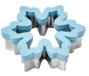 Wilton Comfort Grip Cookie Cutter Christmas Snowflake stainless steel blade