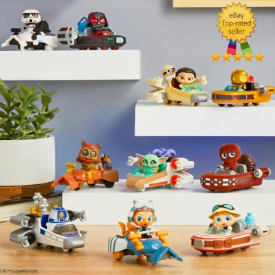 ☮️Disney Doorables Star Wars Galactic Cruisers Vehicle Land Speeder YOU PICK!