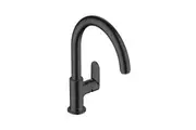 Hansgrohe Vernis Blend Single Lever Kitchen Mixer Tap in Matt Black (71870673)