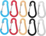[BESPORTBLE] Versatile Star Carabiner Keychains Large Key Ring s Clip Wire Hook for Travel