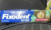 Fixodent Ultra Max Hold Denture Adhesive Ultra Max Hold Scope, 1.8 Oz