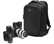 Lowepro Flipside BP 400 AW III Mirrorless and DSLR Camera Backpack - Black - with Rear Access - with Side Access - with Adjustable Dividers - for Mirrorles