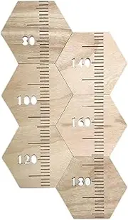 Baby Height Growth Chart Ruler | Lightweight Wooden Kids Growth Chart - Photo Props Splicing Height Ruler from Baby to Adult for Child's Room