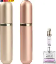 Perfume Travel Refillable Bottle Atomiser - 2-Pack 5ML Perfume Atomizer, Perfum