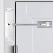 Automatic Door Closer Metal Safety Spring Door Closer Spring Adjustable 30kg Door Closer Convert Hinged Door to Self-Closing Door for Left-Handed Right-Handed Doors