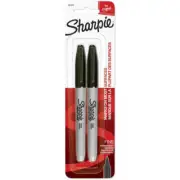 2 Pack Sharpie Fine Point Permanent Marker - Black