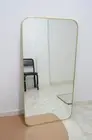 Brass full lenght mirror, mirror full length for wall, long mirror