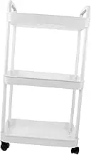 Alipis Multi-Layer Storage Trolley Rolling Cart Pantry Shelf Bathroom Kitchen Heavy Duty