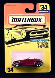 [Matchbox] Plymouth Prowler Purple Superfast Series 1997 Basic Die-Cast Vehicle (#34 of 75)