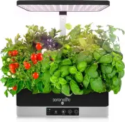 Versatile Indoor Hydroponic Garden Kit - 6 Pods with 24W Full-Spectrum Lighting