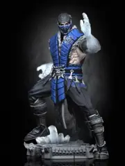 Mortal Kombat Sub Zero Figur, Statue 8k Resin Unpainted Garage Kit