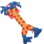 KONG Rally Rope Medium Durable Interactive Tug Shake Fetch Dog Toy 15"
