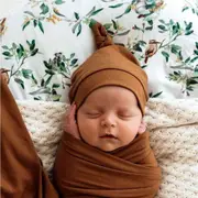 Snuggle Hunny Bronze Organic Knotted Beanie