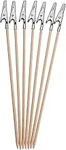 Unique Design 100 Pcs Alligator Clip Stick Set Bamboo Skewers for Safe Easy DIY Activities