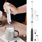 Portable Rechargeable Electric Milk Frother Foam Maker Handheld Foamer Wand