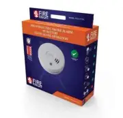 FIRE KNIGHT Photoelectric Smoke Alarm 9VDC Battery Stand Alone Operation