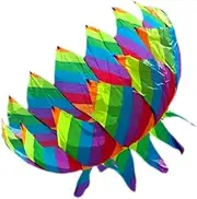 Generic Large 3D Kite for Outdoor Fun and Activities Design for Spring