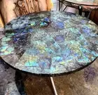 Natural Labradorite Dining Table Top with Decent Look Center table for Home Deco