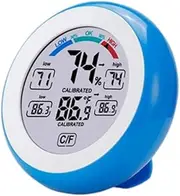 Digital Monitor Hygrometer Thermometer Indoor Room Home Temperature Humidity Monitor for Home Office Baby Room Blue